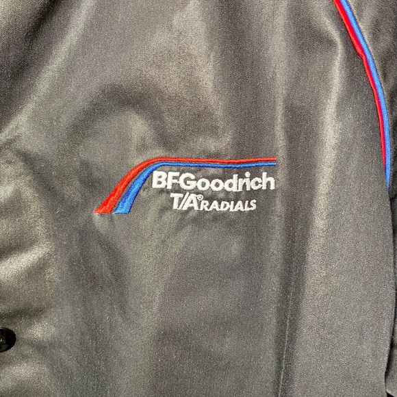 Vintage VTG Made in USA BF Goodrich T/A Radials Garage Jacket Men’s Size Large - Picture 2 of 12